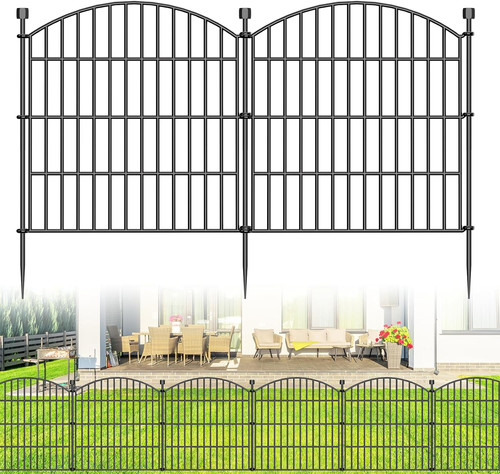 Panel dig garden fence - 10, no